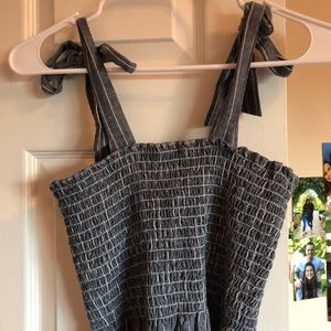 Pacsun ruffled tie tank top.